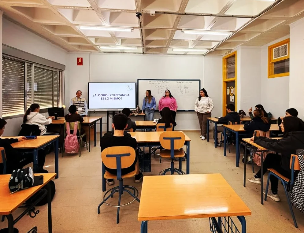 Taller de prevención de Ariadna en un centro educativo