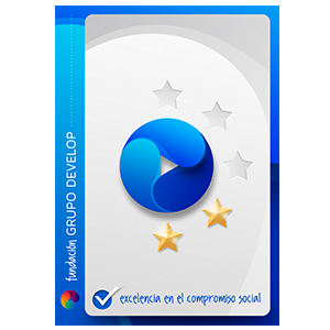 Sello de calidad de 2 estrellas — Fundación Grupo Develop